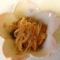 ♩キティ♩'s cooksnap of when they made 簡単おつまみ☆もやしのキムチ入りナムル.