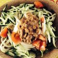 えみこんぼ's cooksnap of when they made 納豆サラダうどん.