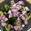 shinotann's cooksnap of when they made もう一品！きゅうりとダイコンのゆかり和え.