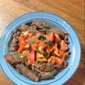 chopp's cooksnap of when they made ﾄﾏﾄとｸﾘｰﾑﾁｰｽﾞの牛肉巻き.