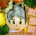 スリーパンダ's cooksnap of when they made 妖怪ウォッチ けいたくんキャラ弁.