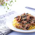 ニコニコまっきー's cooksnap of when they made 牛肉ときのこの中華あんかけ焼きそば.