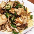 ちーず◎'s cooksnap of when they made 夏にピッタリ！豚肉とオクラの冷製パスタ.