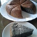 ちあ-'s cooksnap of when they made 炊飯器 de 真っ黒ゴマと豆腐のケーキ.