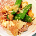 maoime's cooksnap of when they made 厚揚げと新玉の味噌炒め♪.