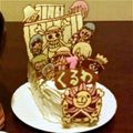 ラスタベビー's cooksnap of when they made 立体！チョコケーキ　ワンピースキャラデコ.