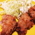 たまこママ0214's cooksnap of when they made ★簡単★豚コマで一口トンカツ.