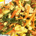 みこ♪'s cooksnap of when they made 母の味！人参とピーマンのたまご炒め.