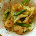 ぽよぽよちぃ's cooksnap of when they made 海老とキャベツの黒胡椒炒め.