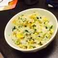 まいたん♬'s cooksnap of when they made 冷凍ご飯で☆ほうれん草と卵のチャーハン.