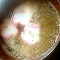 ぽんぺけ's cooksnap of when they made とろろ昆布パウダーで✿即席お吸い物✿.