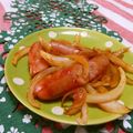 赤い電話's cooksnap of when they made 子どもも喜ぶ！ウインナーのケチャップ炒め.