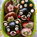 vivian☆'s cooksnap of when they made まんまるくまモン♡キャラ弁.