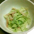 はらぺこぶーさん's cooksnap of when they made お弁当にも♡レタスとハムの和風サラダ.