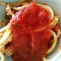 めいぬこ's cooksnap of when they made 超シンプル☆トマトパスタ.