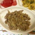 バニラキッズ's cooksnap of when they made 簡単旨い♡豚と玉ネギのバターレモン炒め.