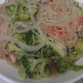 そらおのえくぼ's cooksnap of when they made 春雨サラダ＊ブロッコリーとカニカマ＊.