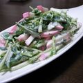 yasu-pooh's cooksnap of when they made 水菜とかまぼこのサラダ.