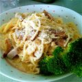おむぎちゃん's cooksnap of when they made 簡単！レモンカルボナーラ.