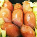 シナニコ's cooksnap of when they made パプリカパウダーdeピリ辛甘いウインナー.