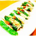 Ｔ，ＳＡＥＫＯ's cooksnap of when they made おつまみに☆ささみinししとう☆梅肉で♪.