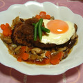 shouko's cooksnap of when they made ふっくらハンバーグの焼き方.