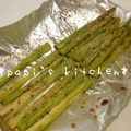 papikun's cooksnap of when they made アスパラのクレソル☆チーズ焼.