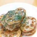 ほし☆うさ's cooksnap of when they made 簡単ヘルシー☆蓮根のはさみ揚げ風黒酢あん.