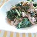 memgeg's cooksnap of when they made 味付はなめたけで！小松菜と豚肉の炒めもの.