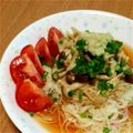 ともちん８'s cooksnap of when they made 冷製生姜キノコそうめん.
