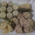 seyumama's cooksnap of when they made 里芋＆鶏団子のあったか煮物♡.
