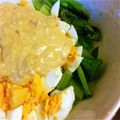 こうぎー's cooksnap of when they made 小松菜とゆで卵のサラダ〜☆.
