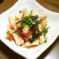 スージー＆ジル's cooksnap of when they made 油揚げの明太子和え.