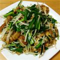 kyhrかあちゃん's cooksnap of when they made 油揚げのニラレバ炒めもどき.