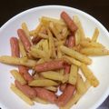 ゆーのめ's cooksnap of when they made マヨネーズで炒めるじゃがいもとウインナー.