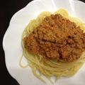 tinico's cooksnap of when they made 豆乳ボロネーゼ（ミートソースパスタ）.