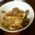 shizuとreo's cooksnap of when they made ✿ふきとコンニャクの煮物✿.