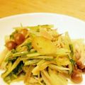 どんぐりきのこ's cooksnap of when they made ミョウガと水菜とシメジのポン酢炒め♪.