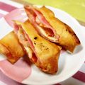 sunx's cooksnap of when they made 春巻きの皮でピザ風海老チーズ揚げ☆.