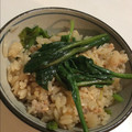 食道楽ing's cooksnap of when they made ほうれん草とそぼろの炊き込みご飯.