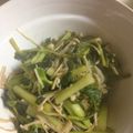 まきんぱ's cooksnap of when they made セロリの葉とえのきのポン酢炒め.