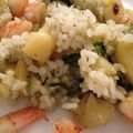 Suzucca's cooksnap of when they made 海老のジェノベーゼ炒めごはん.