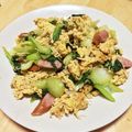 きゅぱん's cooksnap of when they made えのき入り卵スクランブルちんげん菜.