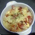 Raa姉's cooksnap of when they made ジャガイモとウインナーのチーズ焼き.