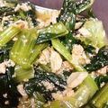 Bact．'s cooksnap of when they made 旬の甘い小松菜とシーチキンの炒め物.