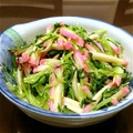 いつおママ's cooksnap of when they made 水菜とかまぼこのわさびマヨ和え.
