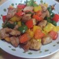 〜あいす〜's cooksnap of when they made 塩麹豚とビタミンＣ野菜のニンニク炒め.