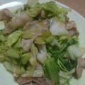 ひとみん0921's cooksnap of when they made 糖質制限♪豚肉とｷｬﾍﾞﾂの塩炒め★.