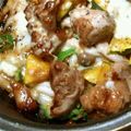 ♡ゆず♡'s cooksnap of when they made フライパンで☆照り焼きチキンもちピザ.