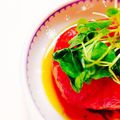 ちまてぃ〜's cooksnap of when they made まるごとトマトのおひたし(しょうが風味).